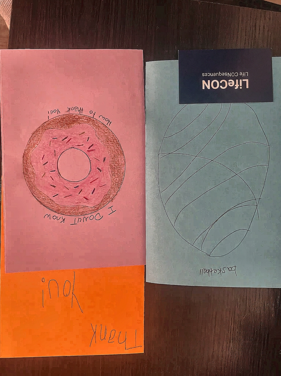 Student Letters - Donut drawing and Thank You cards