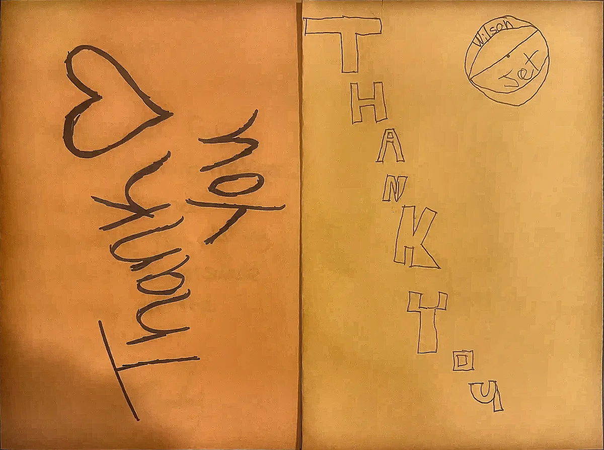 Student Letters - Inside messages with drawings