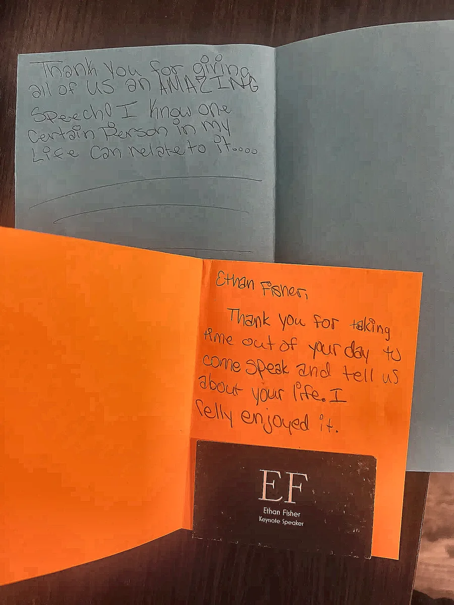 Student Letters - Inside messages