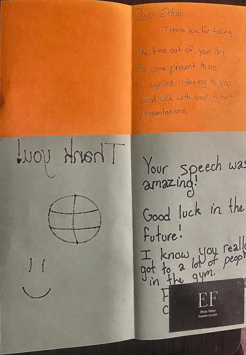 Student Letters - Colorful paper and creativity