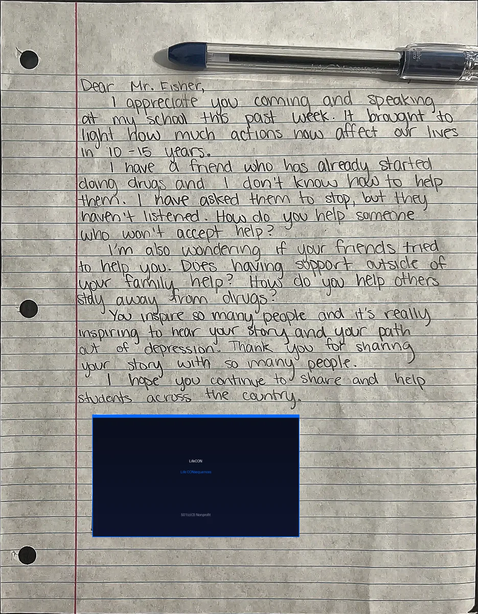 Student Letter - Creative drawing