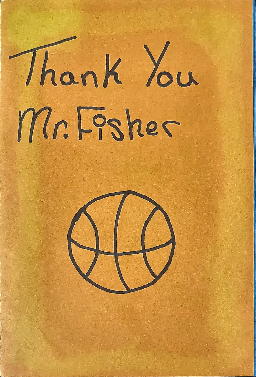 Student Letter - Front cover with colorful artwork and drawings
